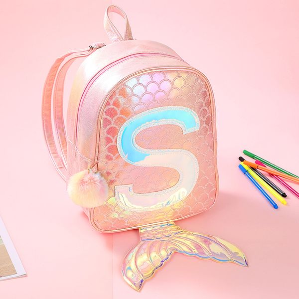 girls laser mermaid tail backpack with plush ball hanging children large capacity school bag for girls boys bags christmas gifts
girls laser mermaid tail backpack with plush ball hanging children large capacity school bag for girls boys bags christmas gifts