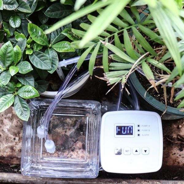 watering equipments garden water timer potted drip irrigation system of automatic single/double pump for home yard
watering equipments garden water timer potted drip irrigation system of automatic single/double pump for home yard