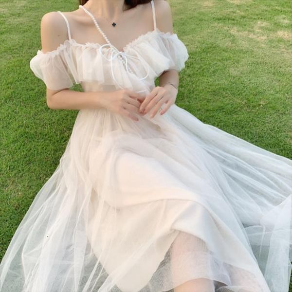 fairy ruffle off shoulder womens dresses elegant mesh long beach white for women party korean v neck bandage, Black;gray
fairy ruffle off shoulder womens dresses elegant mesh long beach white for women party korean v neck bandage, Black;gray