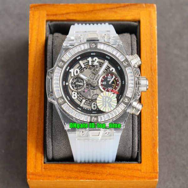luxury watches rrf 45mm sapphire baguettes diamond eta7750 hub1242 automatic chronograph mens watch gold skeleton dial rubber strap gents sp, Slivery;brown
luxury watches rrf 45mm sapphire baguettes diamond eta7750 hub1242 automatic chronograph mens watch gold skeleton dial rubber strap gents sp, Slivery;brown