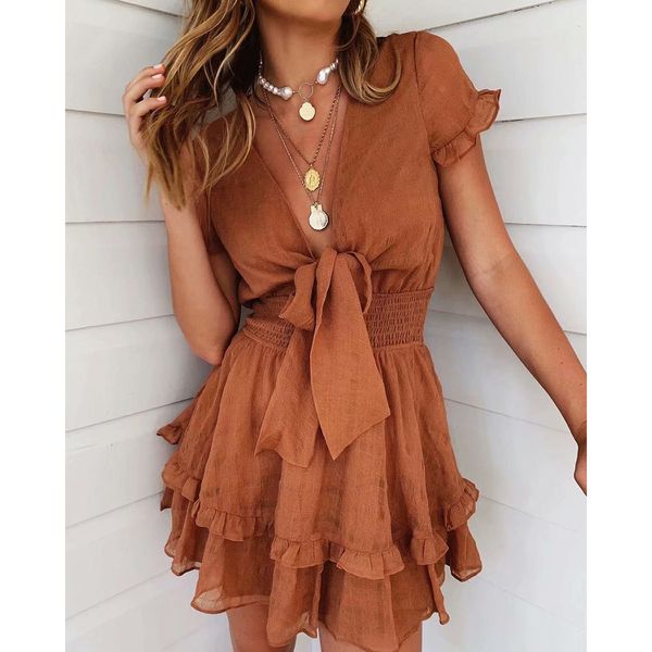 2021 new summer women ruffled cotton boho mini beach dress short sleeve ladies party dresses a-line sundress vestidos 52c7, Black;gray
2021 new summer women ruffled cotton boho mini beach dress short sleeve ladies party dresses a-line sundress vestidos 52c7, Black;gray
