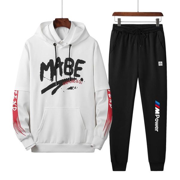 men's tracksuits fall/winter hooded sweatshirt pull rope sportswear 2021 cardigan two casual suits white plus-size -4xl, Gray
men's tracksuits fall/winter hooded sweatshirt pull rope sportswear 2021 cardigan two casual suits white plus-size -4xl, Gray