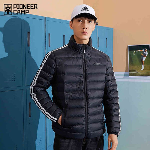 pioneer camp winter coat windproof 100% white duck down ets striped dign for men's clothing ayr030364, Black;white
pioneer camp winter coat windproof 100% white duck down ets striped dign for men's clothing ayr030364, Black;white