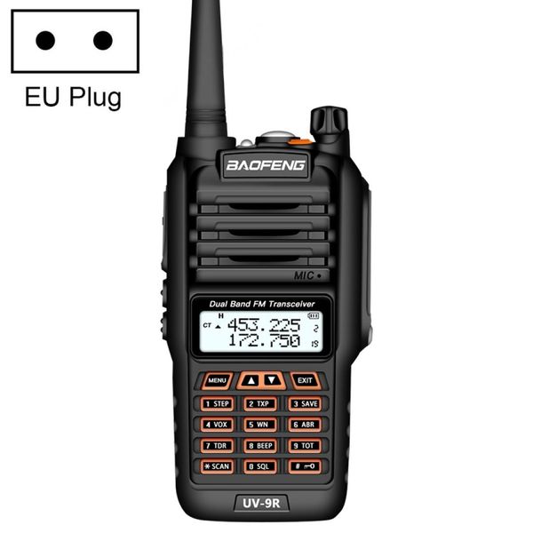 baofeng bf-uv9r 5w waterproof dual band radio handheld antenna walkie talkie eu plug
baofeng bf-uv9r 5w waterproof dual band radio handheld antenna walkie talkie eu plug