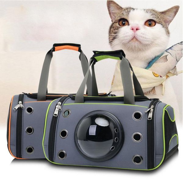 pet cat backpack travel cat carrier bag portable pet space breathable messenger carrier outdoor pets handbag 
pet cat backpack travel cat carrier bag portable pet space breathable messenger carrier outdoor pets handbag