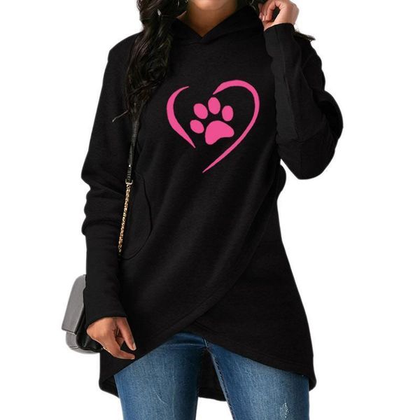 2021 new fashion paw print kawaii hoodies women loose corduroy pockets printing cropped and sweatshirts for, Black
2021 new fashion paw print kawaii hoodies women loose corduroy pockets printing cropped and sweatshirts for, Black