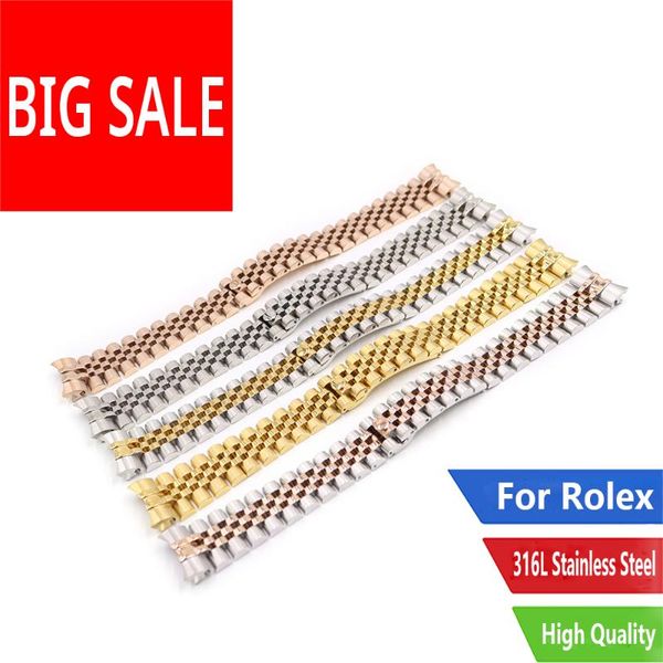 watch bands carlywet 21mm 316l steel jubilee silver gold two tone wrist strap bracelet solid screw links curved end for datejust, Black;brown
watch bands carlywet 21mm 316l steel jubilee silver gold two tone wrist strap bracelet solid screw links curved end for datejust, Black;brown