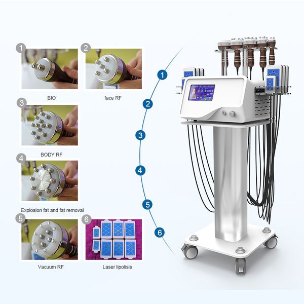 2021 6 in 1 lipo laser vacuum cavitation ultrasonic rf radio frequency body slimming cavitation machine for sale
2021 6 in 1 lipo laser vacuum cavitation ultrasonic rf radio frequency body slimming cavitation machine for sale