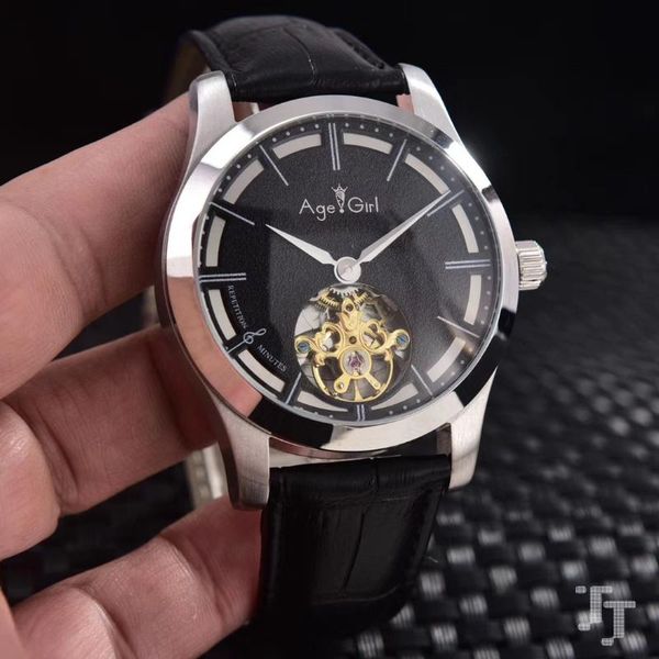 wristwatches men automatic mechanical stainless steel pepetition minutes black leather sapphire tourbillion watch, Slivery;brown
wristwatches men automatic mechanical stainless steel pepetition minutes black leather sapphire tourbillion watch, Slivery;brown
