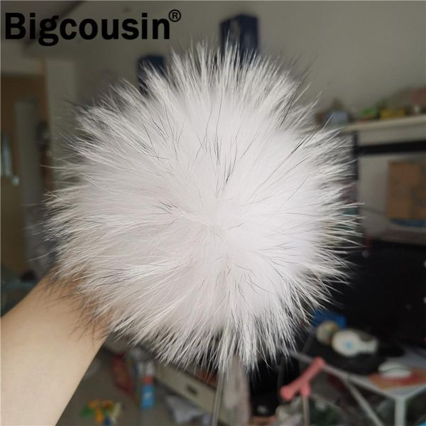scarves 1pc fluffy real raccoon fur pompoms 15cm natural pom luxury balls for beanies nitted hats white with black tips, Blue;gray
scarves 1pc fluffy real raccoon fur pompoms 15cm natural pom luxury balls for beanies nitted hats white with black tips, Blue;gray