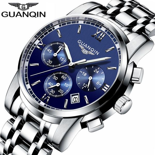 wristwatches guanqin relogio masculino men watch business quartz 19018 watches full stainless steel wristwatch a, Slivery;brown
wristwatches guanqin relogio masculino men watch business quartz 19018 watches full stainless steel wristwatch a, Slivery;brown