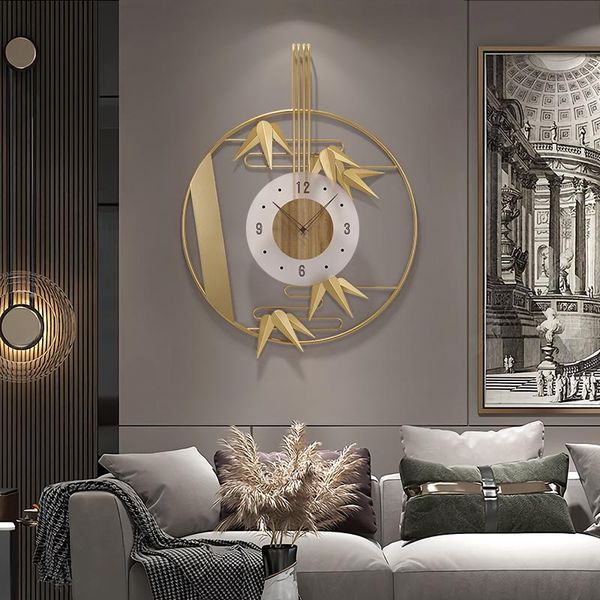 wall clocks modern wrought iron bamboo leaf ornaments home background hanging crafts study room mural decoration
wall clocks modern wrought iron bamboo leaf ornaments home background hanging crafts study room mural decoration