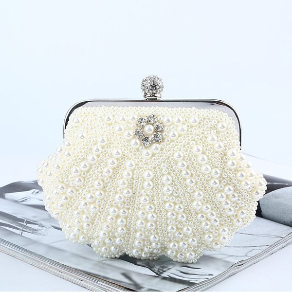 handbag bag pearl handbags diamond rhinestone luxury banquet package pure manual satin evening clutch for bridal and lady wear handbag, Black
handbag bag pearl handbags diamond rhinestone luxury banquet package pure manual satin evening clutch for bridal and lady wear handbag, Black