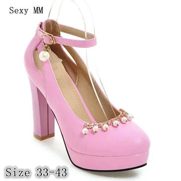 women high heel shoes platform pumps woman thin high heels party wedding shoes ladies kitten heels plus size 33 - 40 41 42 43, Black
women high heel shoes platform pumps woman thin high heels party wedding shoes ladies kitten heels plus size 33 - 40 41 42 43, Black