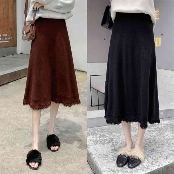 autumn& winter arrivals high waist slim stretch leisure all-match thicken women a-line knitted long skirt 210527, Black
autumn& winter arrivals high waist slim stretch leisure all-match thicken women a-line knitted long skirt 210527, Black