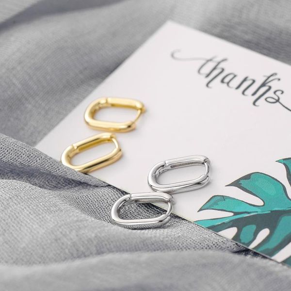 hoop & huggie canner oval golssy huggies earring for women pendientes plata 925 piercing 925 sterling silver suporrt wholesale, Golden;silver
hoop & huggie canner oval golssy huggies earring for women pendientes plata 925 piercing 925 sterling silver suporrt wholesale, Golden;silver