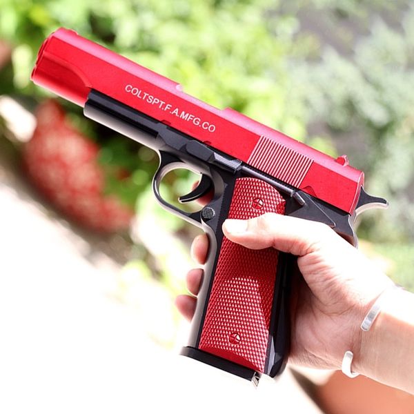 1911 shell throwing shooter dynamic loading pistol can launch soft bullet gun indoor interaction
1911 shell throwing shooter dynamic loading pistol can launch soft bullet gun indoor interaction