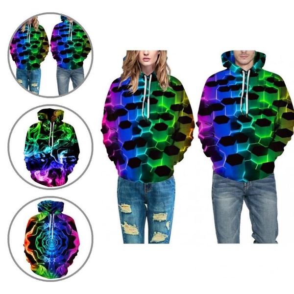 men's sweaters pockets autumn winter 3d colorful printing hooded sweatshirt for vacation, White;black
men's sweaters pockets autumn winter 3d colorful printing hooded sweatshirt for vacation, White;black