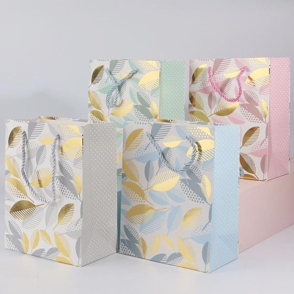 gift wrap 12pcs creative leaf bronzing bags clothing shopping stationery tote paper
gift wrap 12pcs creative leaf bronzing bags clothing shopping stationery tote paper