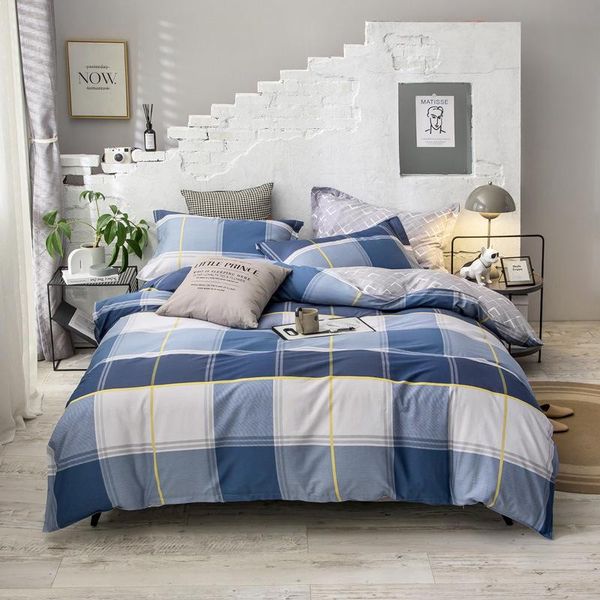 bedding sets blue plaid set fashion double design skin-friend cotton fabric quilt cover sheet pillowcases enjoy soft night oceania
bedding sets blue plaid set fashion double design skin-friend cotton fabric quilt cover sheet pillowcases enjoy soft night oceania