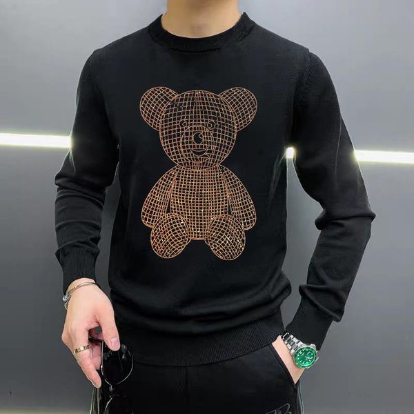 men's sweaters breathable warm shining cartoon digital 3d diamond sweater pullover slim fit sweatshirt, White;black
men's sweaters breathable warm shining cartoon digital 3d diamond sweater pullover slim fit sweatshirt, White;black