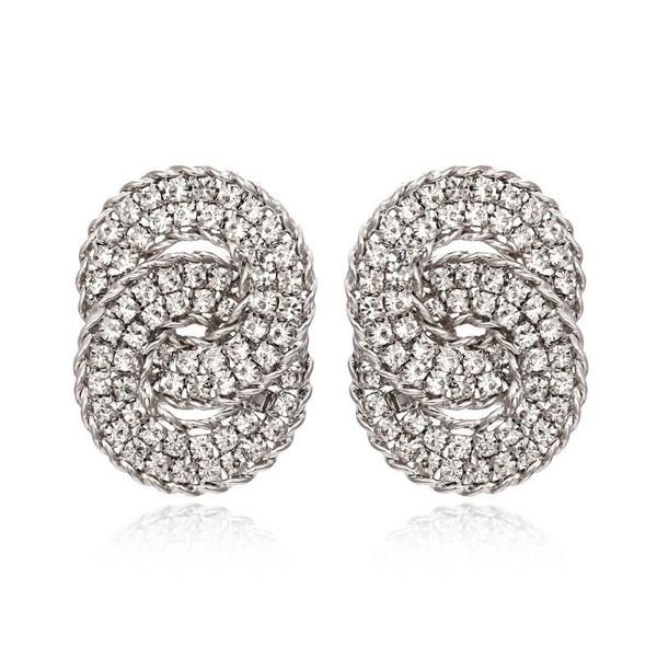 stud the temperament interlocking rhinestone ring retro fashion simple earrings, Golden;silver
stud the temperament interlocking rhinestone ring retro fashion simple earrings, Golden;silver