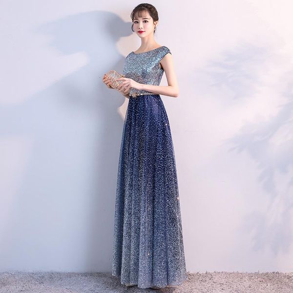 ethnic clothing office lady navy blue gradient prom dresses sequins trim bling evening party dress exquisite elegant o-neck long banquet gow, Red
ethnic clothing office lady navy blue gradient prom dresses sequins trim bling evening party dress exquisite elegant o-neck long banquet gow, Red