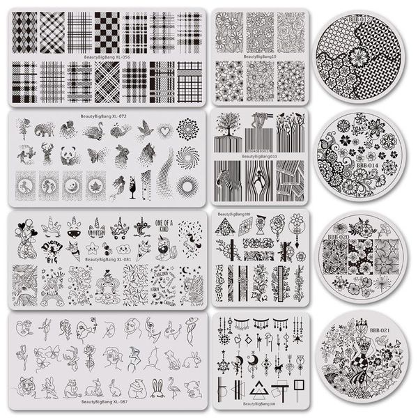 nail art kits beautybigbang 20pcs/set stamping template plate with nails sequins polish stamper paint sticker case mystery gift set
nail art kits beautybigbang 20pcs/set stamping template plate with nails sequins polish stamper paint sticker case mystery gift set