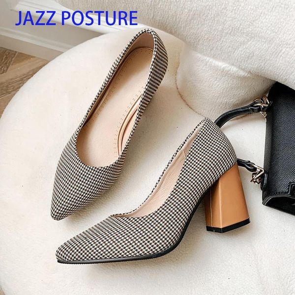 dress shoes vintage pointed toe high heels women solid gingham heel women's sahoes black ladies work z772
dress shoes vintage pointed toe high heels women solid gingham heel women's sahoes black ladies work z772