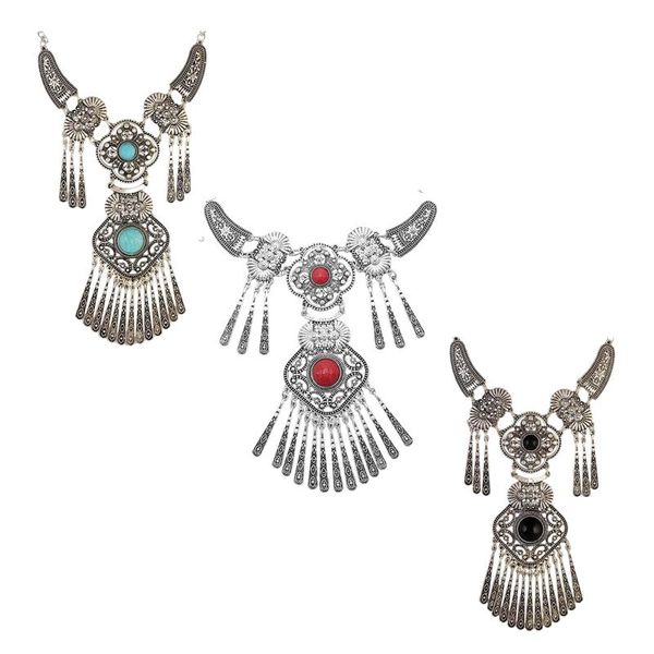 pendant necklaces bohemian long statement necklace, fashion multi cluster tassel pendant, collar sweater chain, for women ethnic style, Silver
pendant necklaces bohemian long statement necklace, fashion multi cluster tassel pendant, collar sweater chain, for women ethnic style, Silver