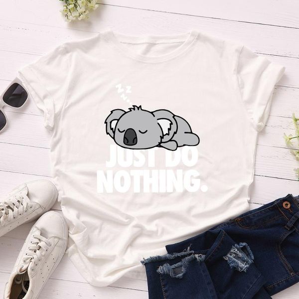 women's t-shirt cgc 2021 cartoon koala printing summer woman t-shirts pure cotton casual loose oversized short sleeve female tees, White
women's t-shirt cgc 2021 cartoon koala printing summer woman t-shirts pure cotton casual loose oversized short sleeve female tees, White