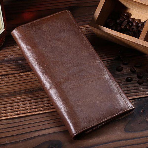 wallets oil wax genuine leather men vintage long wallet pocket holder clutch money bag male cowhide coin purse, Red;black
wallets oil wax genuine leather men vintage long wallet pocket holder clutch money bag male cowhide coin purse, Red;black