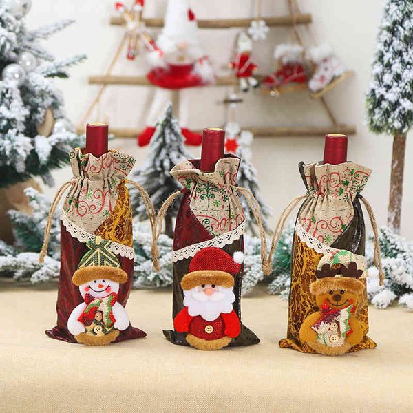 jinmingguan new decoration imitation leather lace creative three-dimensional doll red bottle champagne set
jinmingguan new decoration imitation leather lace creative three-dimensional doll red bottle champagne set