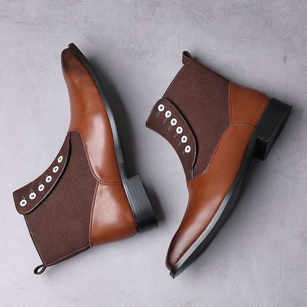 men boots autumn comfy durable outsole lace-up fashion shoes men 2022 leather casual boots men design mens boots, Black
men boots autumn comfy durable outsole lace-up fashion shoes men 2022 leather casual boots men design mens boots, Black