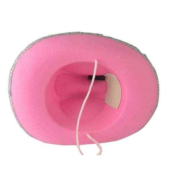 wide brim hats novelty bright color cowgirl hat with colorful light glitter night-can-see feather trim sequin party disco raves, Blue;gray
wide brim hats novelty bright color cowgirl hat with colorful light glitter night-can-see feather trim sequin party disco raves, Blue;gray