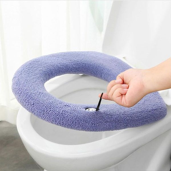 toilet seat covers plain weave warm winter washable pad bidet cover closes tool mat o-shape
toilet seat covers plain weave warm winter washable pad bidet cover closes tool mat o-shape