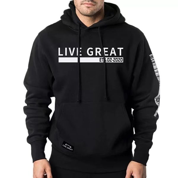 2021 brand new style print casual veet hoodie coat male pullover sweatshirts for men gh06, Black
2021 brand new style print casual veet hoodie coat male pullover sweatshirts for men gh06, Black