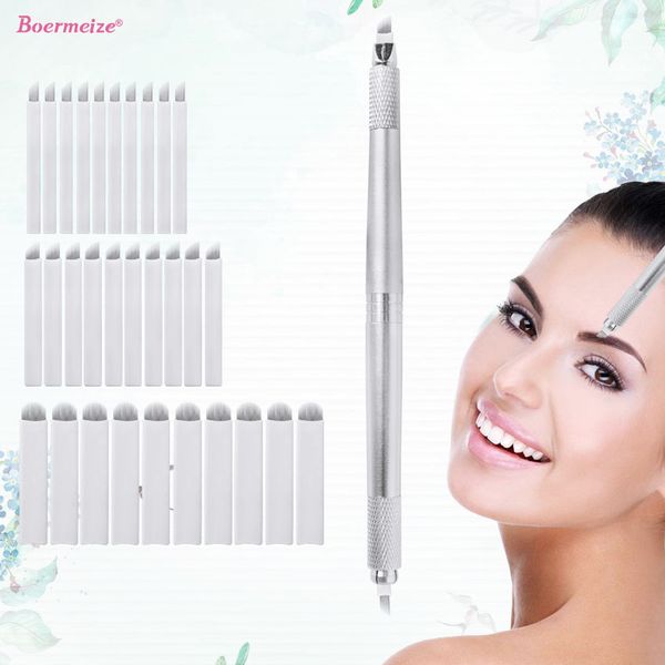 eyebrow microblading kit tattoo manual pen three head 30pcs needles permanent makeup blades tattoo plies machine equipment
eyebrow microblading kit tattoo manual pen three head 30pcs needles permanent makeup blades tattoo plies machine equipment