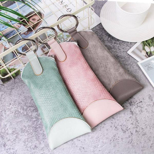 other fashion accessories sunglasses case portable storage box female simple retro frosted leather glasses bag eyeglass packaging, Silver
other fashion accessories sunglasses case portable storage box female simple retro frosted leather glasses bag eyeglass packaging, Silver