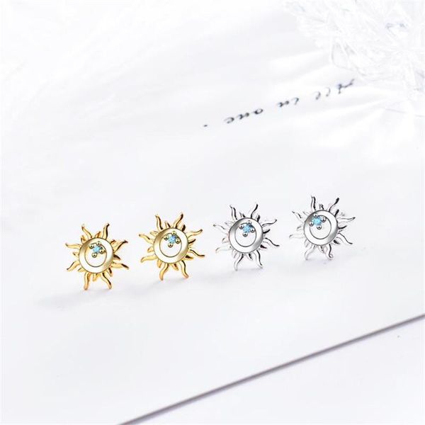 stud sun flowers women temperament fashion 925 sterling silver jewelry blue crystal personality exquisite earrings se630, Golden;silver
stud sun flowers women temperament fashion 925 sterling silver jewelry blue crystal personality exquisite earrings se630, Golden;silver