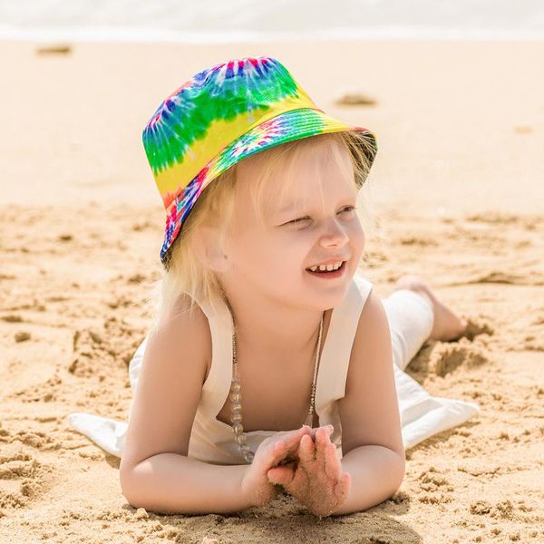 sunscreen beach baby sun hat rainbow tie-dye printed bucket summer cap breathable kids children fisherman for boys girls caps & hats, Yellow
sunscreen beach baby sun hat rainbow tie-dye printed bucket summer cap breathable kids children fisherman for boys girls caps & hats, Yellow