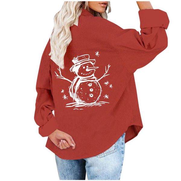 women's jackets fashion casual long sleeve christmas printed corduroy coat blouse female pockets outerwear chic black trim shirt, Black;brown
women's jackets fashion casual long sleeve christmas printed corduroy coat blouse female pockets outerwear chic black trim shirt, Black;brown