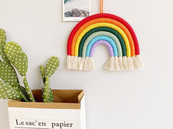 decorative objects & figurines 7 layers nordic woven rainbow tapestry home decor wall hanging toys nursery living room children bedroom deco
decorative objects & figurines 7 layers nordic woven rainbow tapestry home decor wall hanging toys nursery living room children bedroom deco
