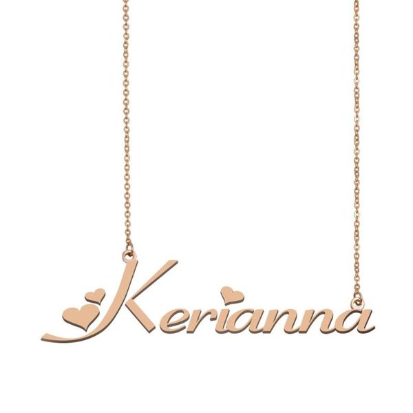 pendant necklaces kerianna name necklace , custom for women girls friends birthday wedding christmas mother days gift, Silver
pendant necklaces kerianna name necklace , custom for women girls friends birthday wedding christmas mother days gift, Silver