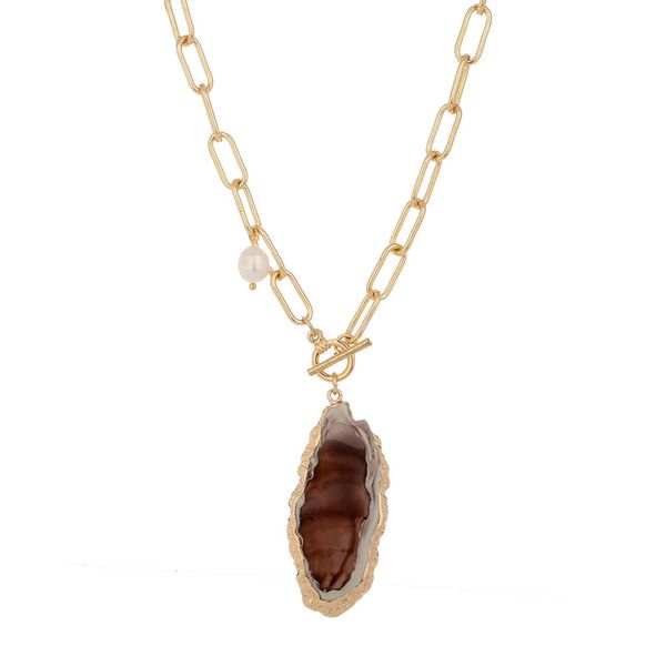 zooying ot tail metal chain necklace jewelry natural stone pearl pendant necklace for women, Silver
zooying ot tail metal chain necklace jewelry natural stone pearl pendant necklace for women, Silver