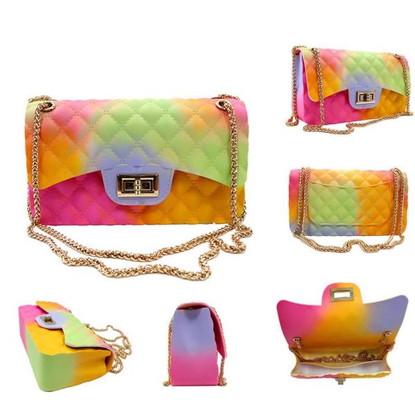 jewelry pouches, bags fashion gradient graffiti color jelly bag high-end rhombic chain small square one-shoulder diagonal, Pink;blue
jewelry pouches, bags fashion gradient graffiti color jelly bag high-end rhombic chain small square one-shoulder diagonal, Pink;blue