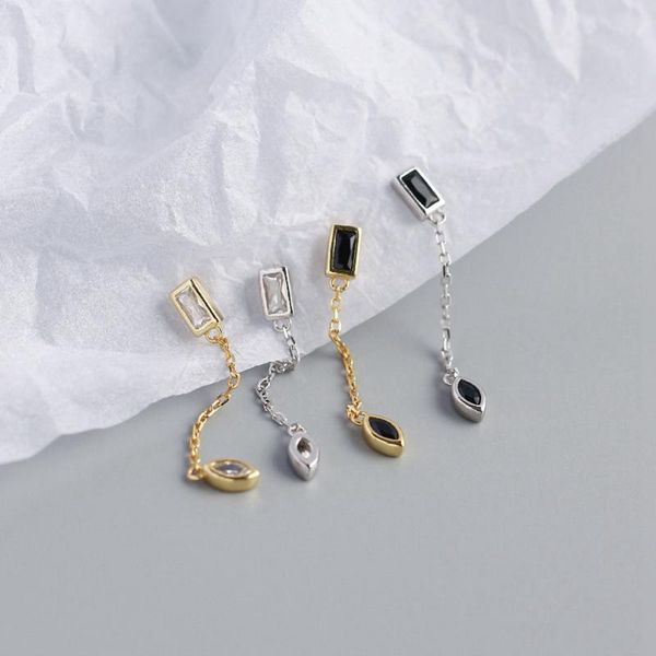 stud 925 sterling silver earring geometric for women 18k gold long tassel zircon fine jewelry wedding party, Golden;silver
stud 925 sterling silver earring geometric for women 18k gold long tassel zircon fine jewelry wedding party, Golden;silver
