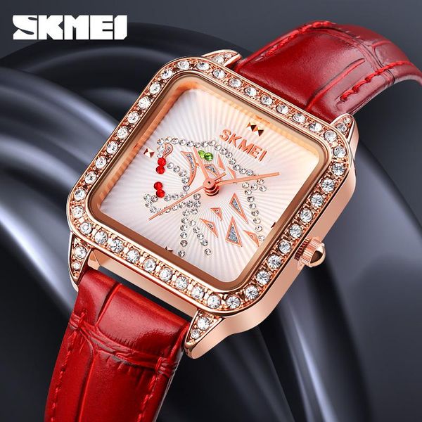 wristwatches 2021skmei diamond ladies watch rose gold quartz fashion formal, Slivery;brown
wristwatches 2021skmei diamond ladies watch rose gold quartz fashion formal, Slivery;brown