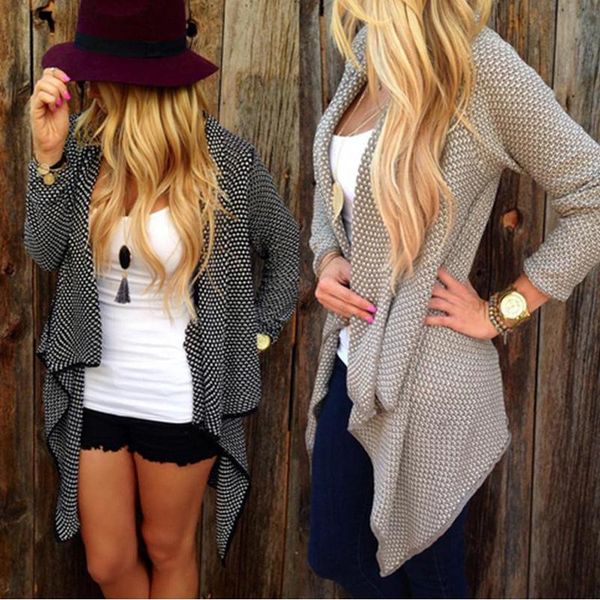 women's knits & tees solid color shawl thick wool knitted cardigan sweater ladies jacket women clothing office lady cotton, White
women's knits & tees solid color shawl thick wool knitted cardigan sweater ladies jacket women clothing office lady cotton, White