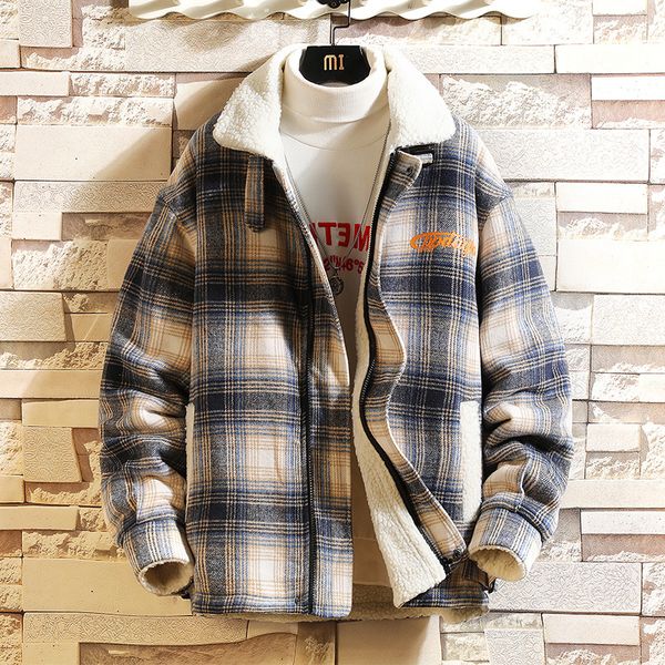 2021 new plaid wool mixtures of velvet trench black gray male jacket casual winter jackets vyea
2021 new plaid wool mixtures of velvet trench black gray male jacket casual winter jackets vyea
